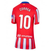 Echipament fotbal Atletico Madrid Angel Correa #10 Tricou Acasa 2024-25 pentru femei maneca scurta